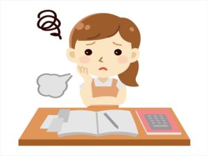 家計のやりくりに悩む